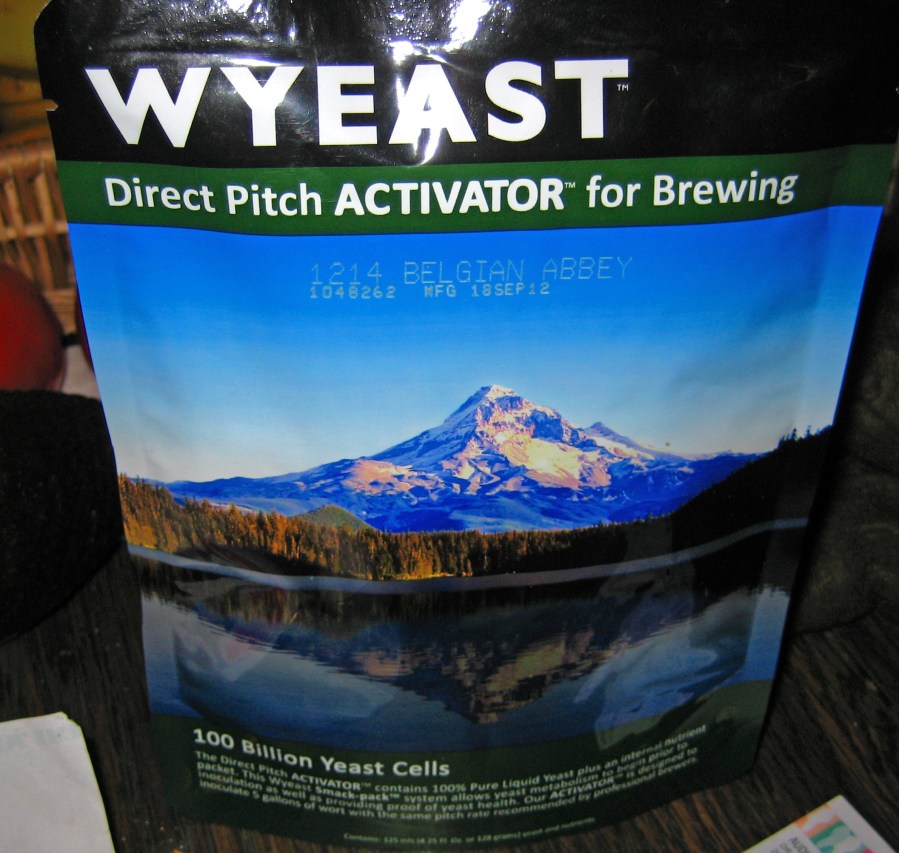 Package of yeast