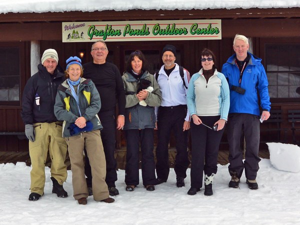 The gang at the Grafton Ponds Outdoor Center.