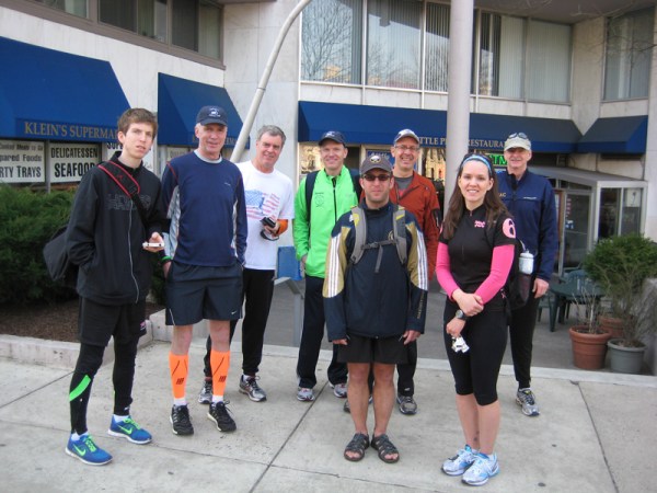 Outside Little Pete's, a fine place for a delicious breakfast.