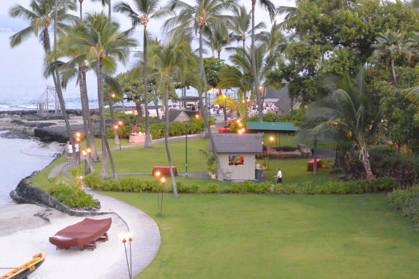 View from our balcony, King Kamehameha hotel