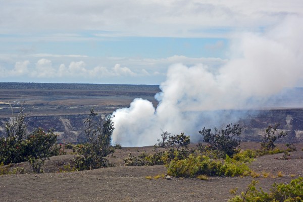 vapors from Halema'uma'u