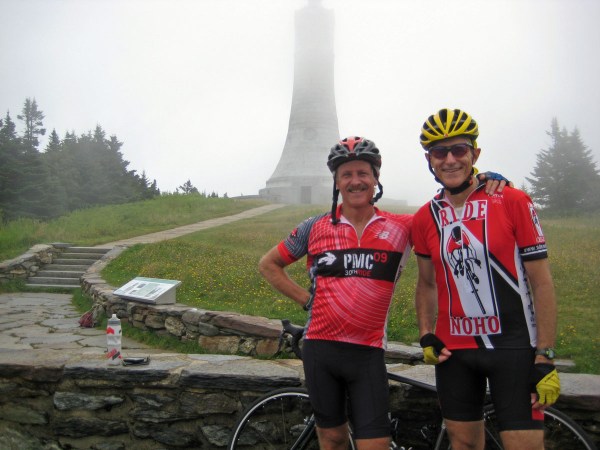 College friends Keith and Frank at the Greylock summit.
