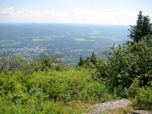 View looking east from the summit of Mount Greylock (2010 photo).