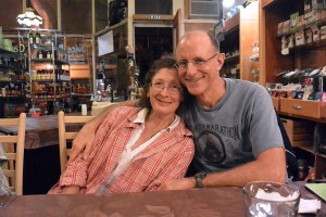 Kat , my number one supporter, and me, Frank