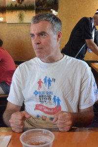 Half marathon man Tony, who will be running Boston this spring.