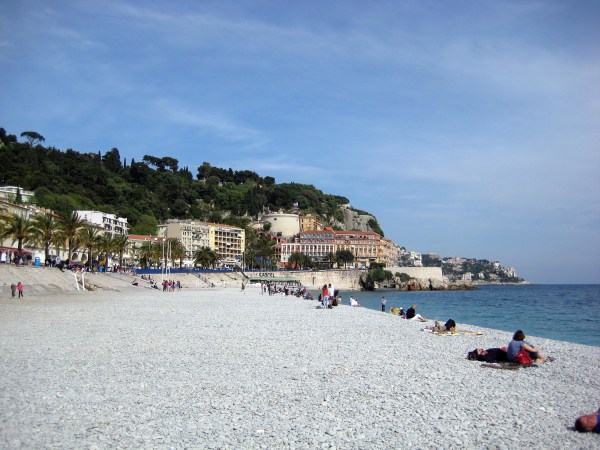 A beautiful day in Nice, France, 25 April 2014.