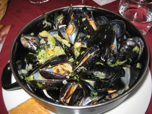 Mussels at La Grande Voile.