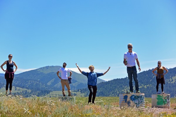 The cast of the play.